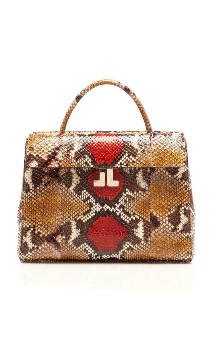 Lanvin Python Jl De Lanvin Top Handle Tote