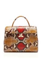 Lanvin Python Jl De Lanvin Top Handle Tote