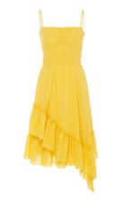 Derek Lam 10 Crosby Cami Cotton Dress With Asymmetrical Hem