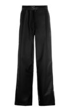Studio Cut Faux Leather Straight-leg Pants