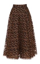 Christian Siriano Metallic Honeycomb A-line Skirt