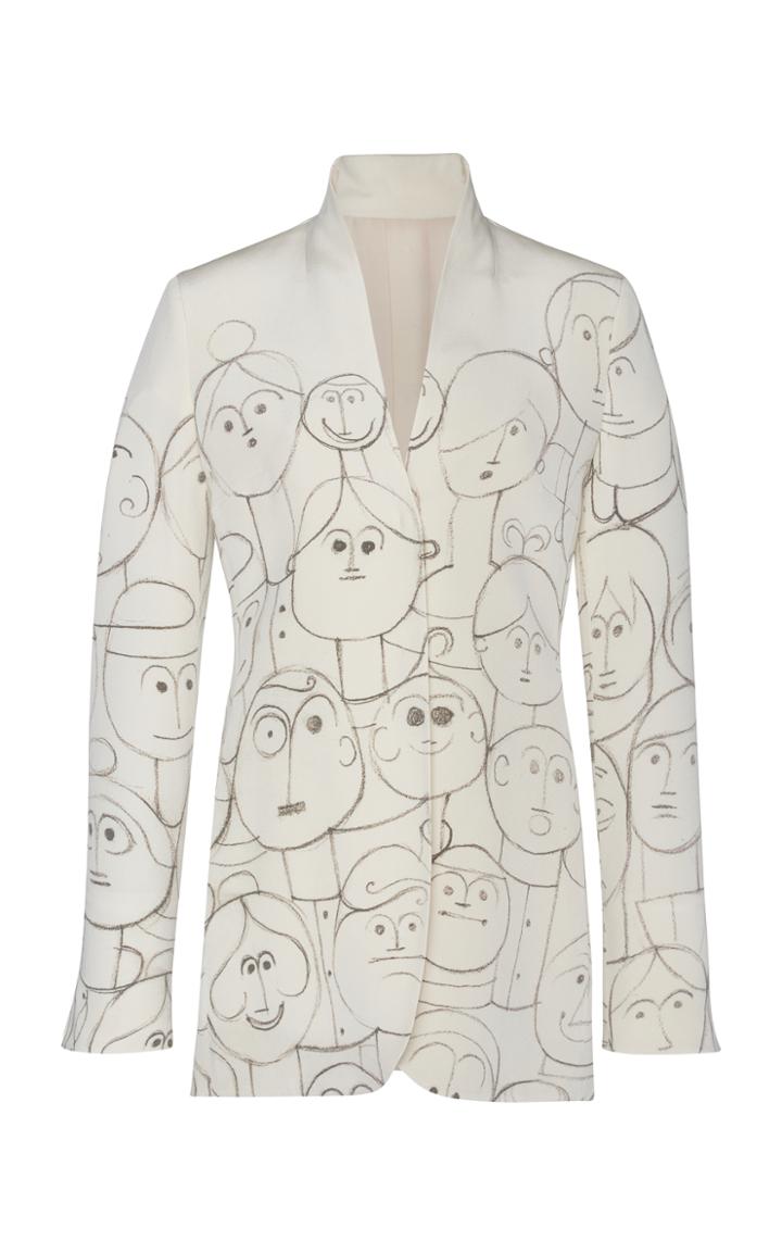 Akris Silk Crepe Blazer