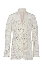Akris Silk Crepe Blazer