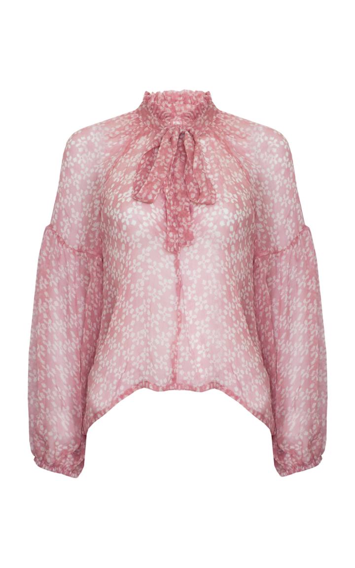 Moda Operandi Cloe Cassandro Donna Silk Top Size: Xs