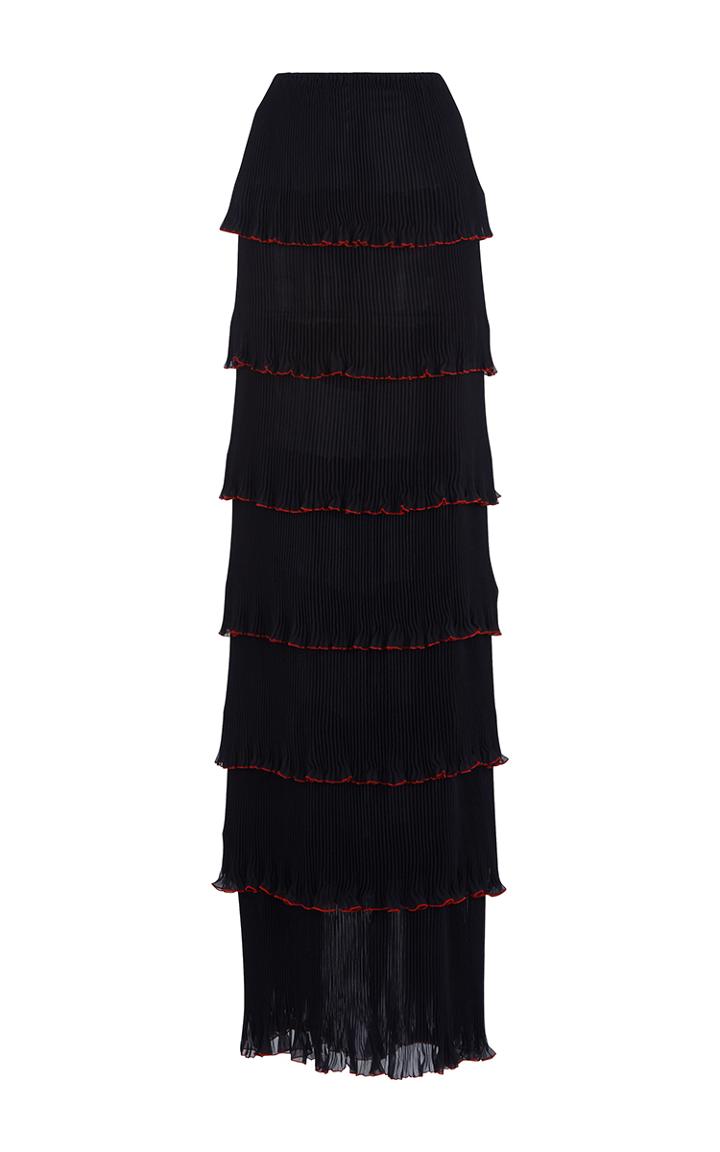 Mary Katrantzou Pantheon Pleated Column Skirt