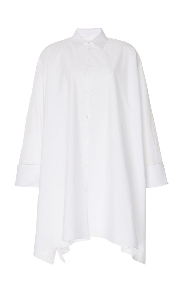 Maison Margiela Oversized Button Down Cotton Dress