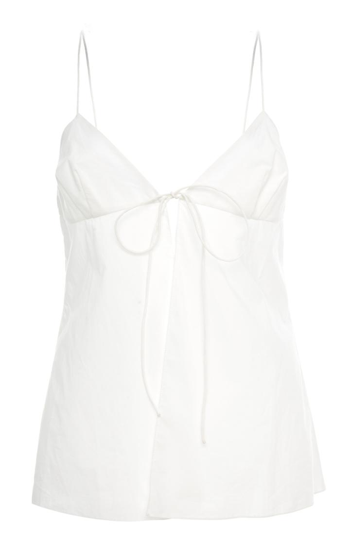 Marina Moscone Cotton Poplin Camisole