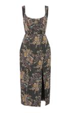 Markarian Exclusive Ladies Night Floral-print Taffeta Dress