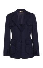 Alberta Ferretti Tweed-effect Cotton-blend Jacket