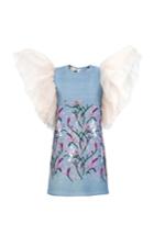 Giuseppe Di Morabito Embroidered Chinoiserie Denim Dress