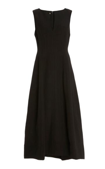Co Tulip Textured Wool Dress