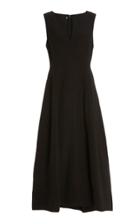 Co Tulip Textured Wool Dress