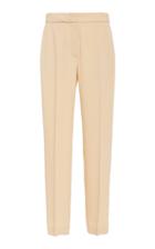 Rosetta Getty Cropped Crepe Tapered Pants