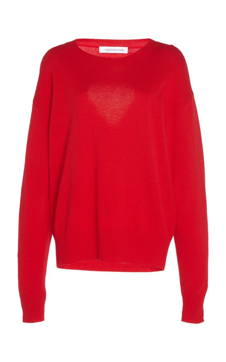 Christopher Esber Wool-blend Reversible Cutout Knit Sweater