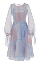 Luisa Beccaria Watercolor Midi Dress