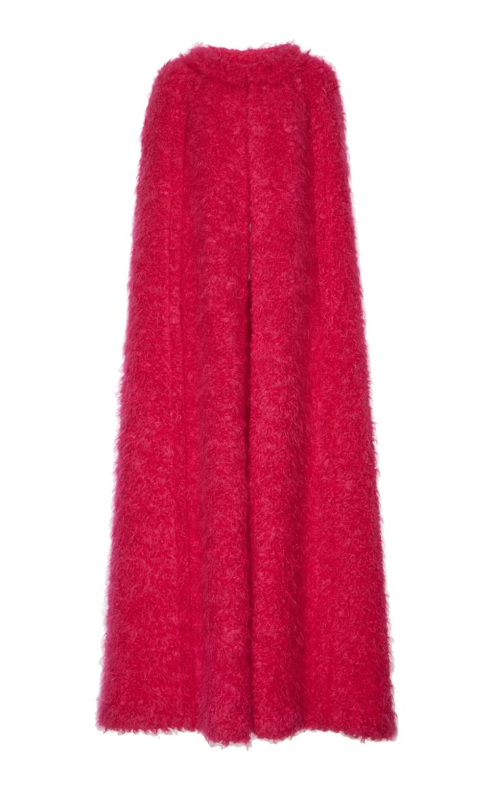 Dolce & Gabbana Feather-effect Tie Neck Cape