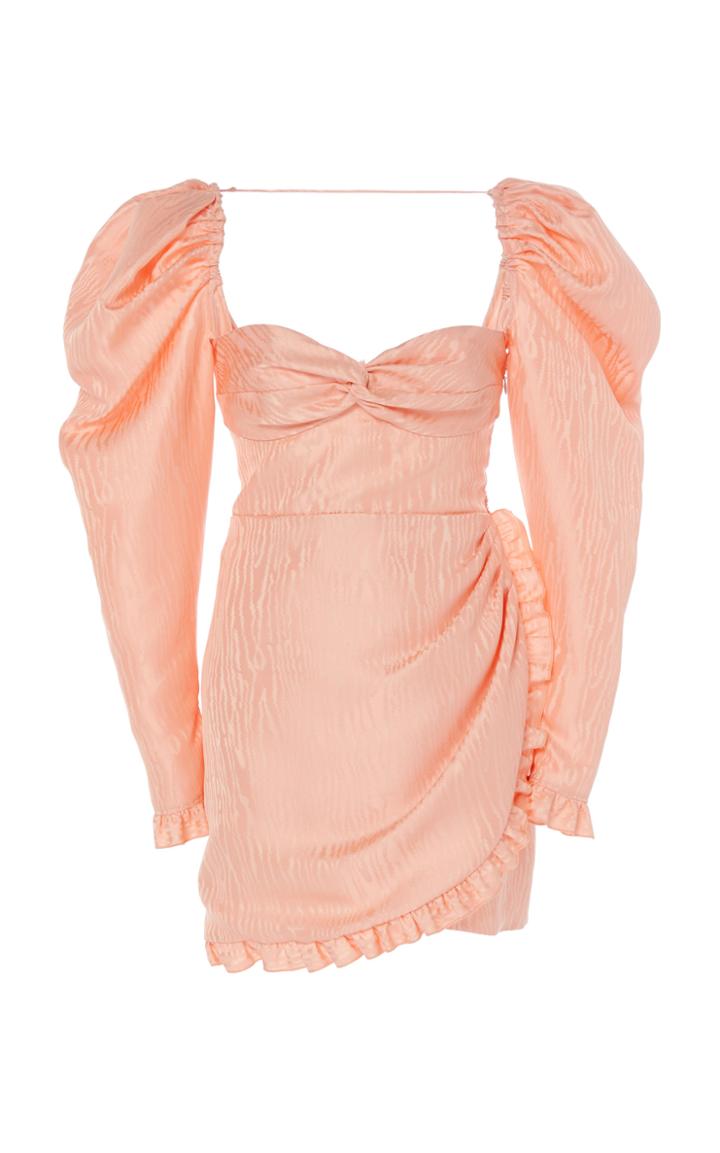 Alessandra Rich Moire Jacquard Mini Dress