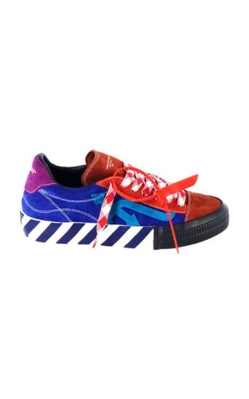 Off-white C/o Virgil Abloh Color-block Suede And Rubber Sneakers