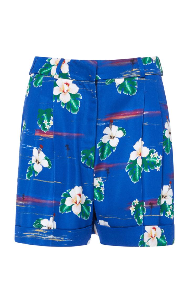 Racil Max Floral Cady Shorts