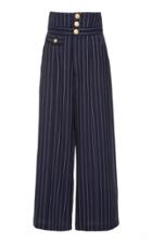 Marissa Webb Jeri High Waisted Pinstripe Pant