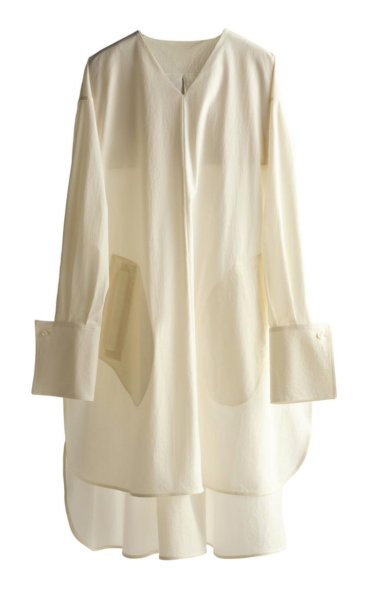 Moda Operandi Gia Studios Oversized Cotton-blend Dress Shirt