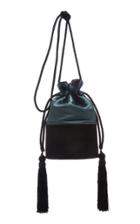 Hunting Season Lola Small Leather And Satin Bag