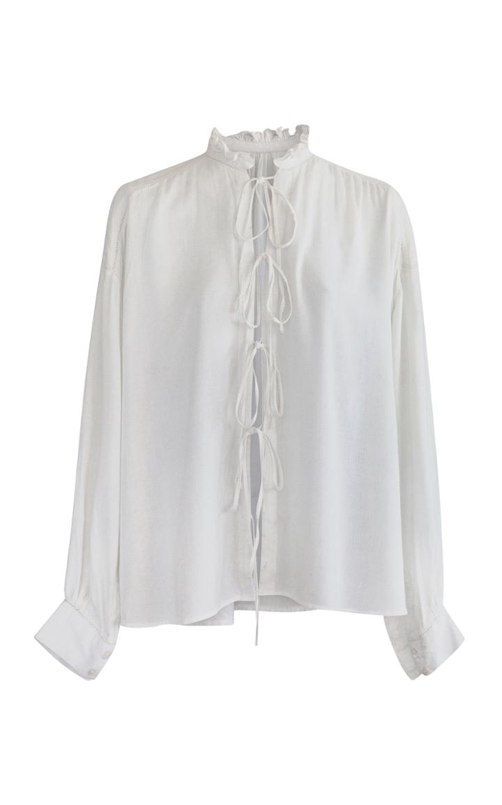 Moda Operandi Alix Of Bohemia Kiki Crochet Cotton Shirt