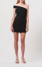 Moda Operandi David Koma Draped Mesh And Crepe Off-the-shoulder Mini Dress