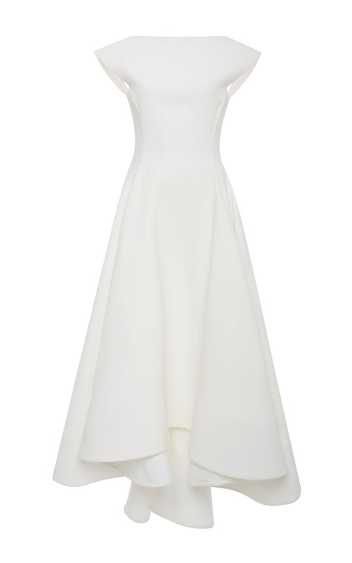 Maticevski White Polarized A Line Gown