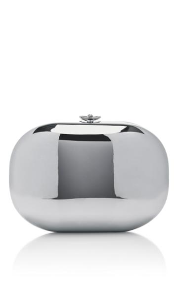 Jeffrey Levinson Mirrored Chrome Clutch