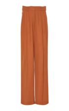 Petar Petrov Hector Pleated Wool-blend Wide-leg Pants