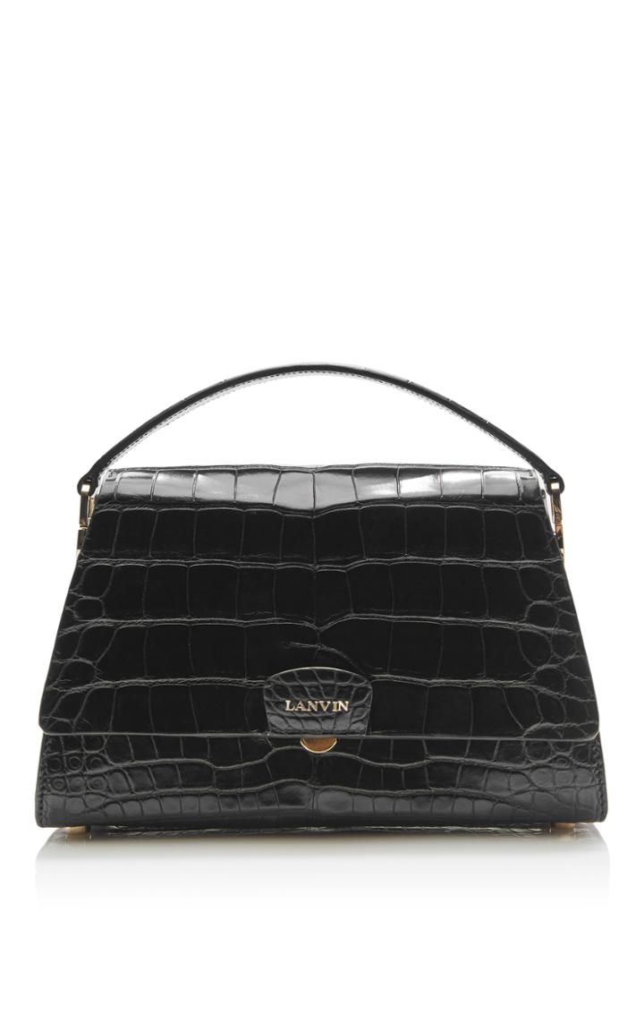 Lanvin Alligator Top Handle