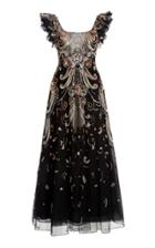 Zuhair Murad Baker Sequined Chiffon Maxi Dress