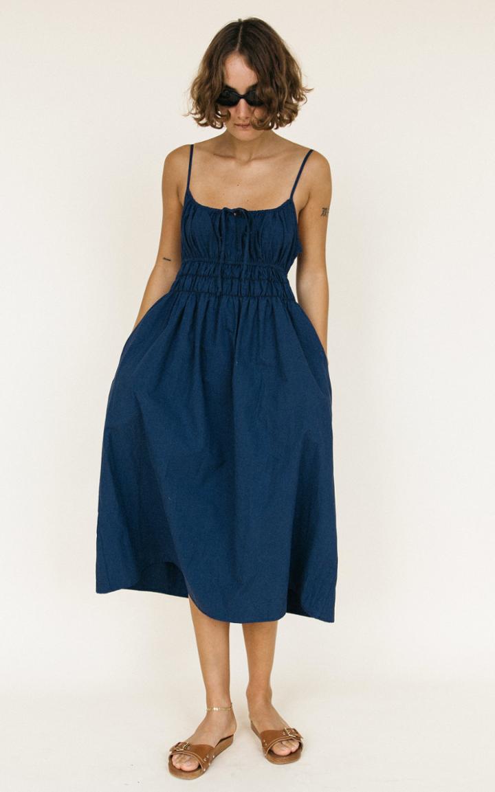 Moda Operandi Ciao Lucia Gabriela Smocked Midi Tank Dress