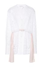 Perret Schaad Chuck Lace Button Front Blouse