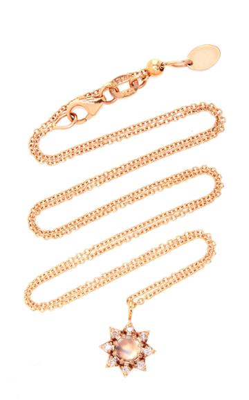 M.spalten 14k Rose Gold And Multi-stone Necklace