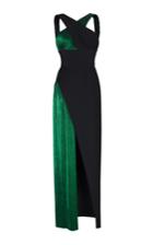 Rasario Cross Front Gown
