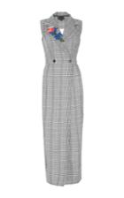 Lake Studio Embroidered Sleeveless Jacket Maxi Dress