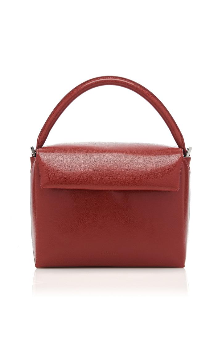 Jil Sander Leather Envelope Box Bag