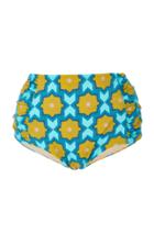 Verandah Taz High-waisted Printed Bikini Bottoms