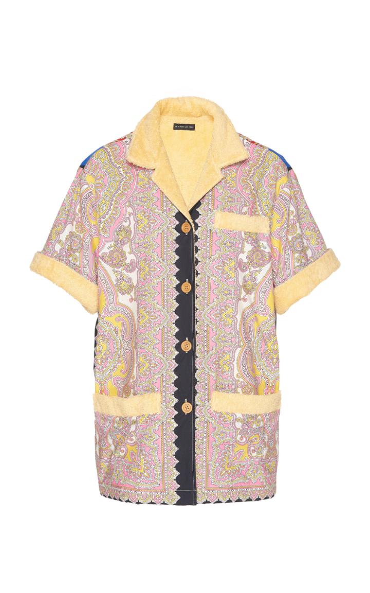 Etro Oversized Printed Cotton Jacket