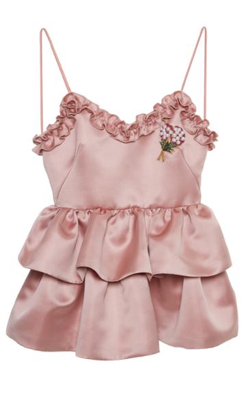 Vivetta Concord Duchesse Peplum Top