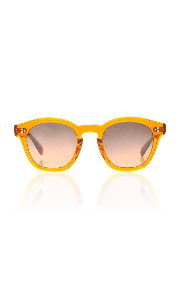 Moda Operandi Oliver Peoples Boudreau La Round Sunglasses