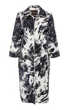 Naeem Khan Jacquard Knee Length Coat