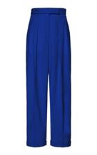 Boontheshop Collection Pintucked Wool Wide-leg Pants