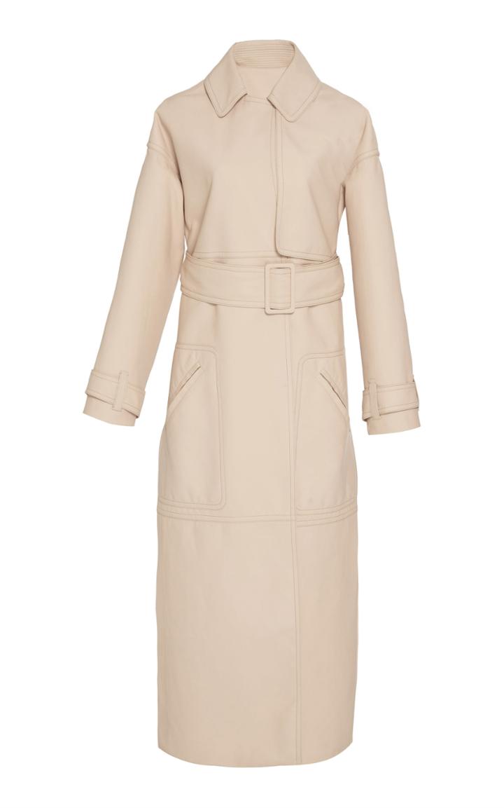 J. Mendel Full Length Leather Trench