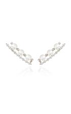 Colette Jewelry Masai 18k White Gold And Diamond Ear Climber