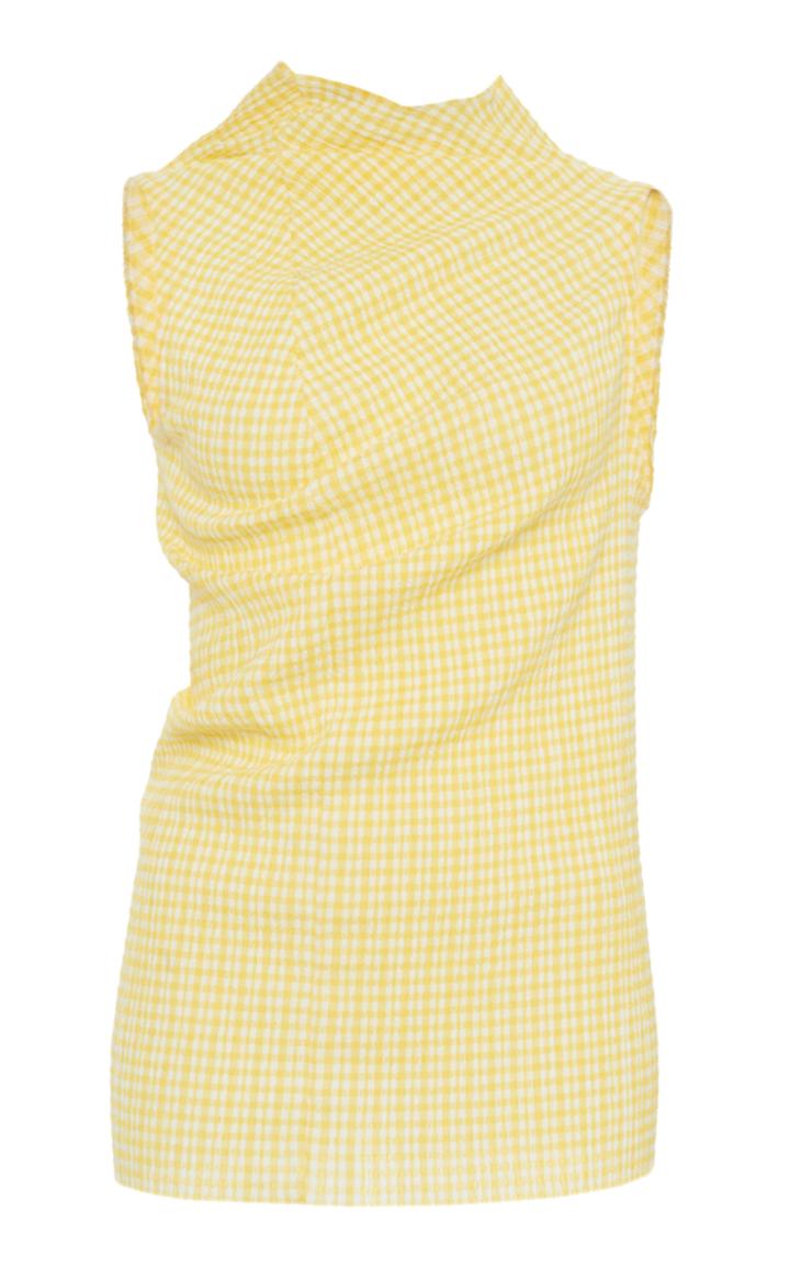 Jil Sander Sleeveless Check Top