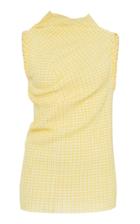 Jil Sander Sleeveless Check Top