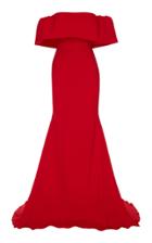 Alex Perry Clemente Off-the-shoulder Satin Crepe Gown